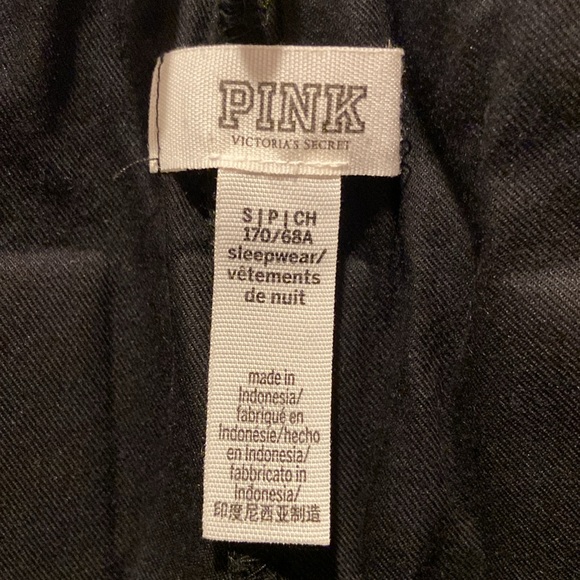 Victoria’s Secret PINK Black Rainbow Lettering Boxer Sleep Shorts - Picture 13 of 15